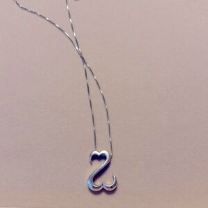 Kay Jewelers Jane Seymour Sterling Silver Open Heart Pendant 18” Necklace